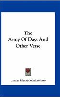 The Army of Days and Other Verse