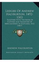 Ledger Of Andrew Halyburton, 1492-1503