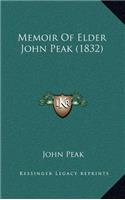 Memoir Of Elder John Peak (1832)
