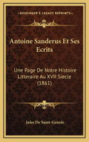 Antoine Sanderus Et Ses Ecrits