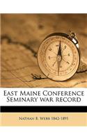 East Maine Conference Seminary War Record