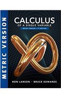 Calculus, Single Variable, International Metric Edition