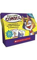 First Little Comics: Guided Reading Levels E & F (Classroom Set)