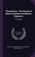 Transactions - The Society of Naval Architects and Marine Engineers: V. 28 (1920)