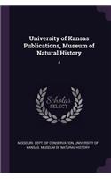 University of Kansas Publications, Museum of Natural History