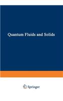 Quantum Fluids and Solids