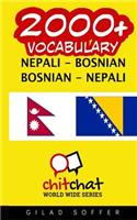 2000+ Nepali - Bosnian Bosnian - Nepali Vocabulary