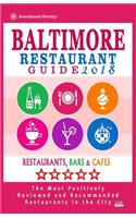 Baltimore Restaurant Guide 2018