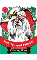 Shih Tzu and Friends Coloring Book