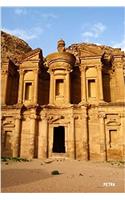 Petra: 6'' X 9'' Lined Notebook Top 100 Wonders of the World Coverwork Book, Planner, Journal, Diary 120 Pages
