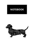 Notebook: : Dachshund silhouette Blank Dot (bullet) Journal To Write In For Notes, Ideas, Diary, To-Do Lists, Notepad - Dogs Gifts For Dachshund Owner And Dac