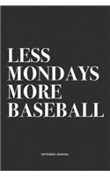 Less Mondays More Baseball