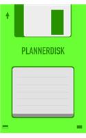 Green Plannerdisk Floppy Disk 3.5 Diskette Weekly 2020 Planner [6x9]
