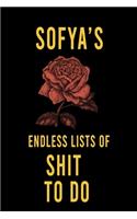 Sofya's Endless Lists of Shit to do