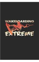 Wakeboarding extreme: 6x9 Wakeboarding - dotgrid - dot grid paper - notebook - notes