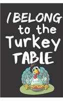 I Belong To The Turkey Table