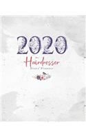 2020 Hairdresser Diary Planner: 8x10 January to December 2020 Planner