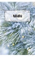 Nauru: Ruled Travel Diary Notebook or Journey Journal - Lined Trip Pocketbook for Men and Women with Lines