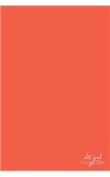 Dot Grid Notebook: 120 Page Bullet Journal - Burnt Orange(2 Modern Minimalist)