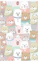 Discreet Password Book: Never Forget A Password Again! 5.5" x 8.5" Colorful Cute Bears Design, Small Password Book With Tabbed Large Alphabet, Pocket-Size Over 340 Record U(2 Discreet Password Book)