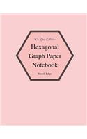 Hexagonal Graph Paper Notebook: 50's Retro Collection: Small Hexagons Light Grey Grid .4 Inch (1 cm) Diameter .2 Inch (.5 cm) Per Side 100 Pages: Hex Grid Paper A4 Size 8.5" x 11" (1 Retro Collection)
