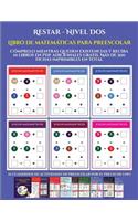 Libro de matemáticas para preescolar (Restar - Nivel Dos)