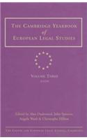Cambridge Yearbook of European Legal Studies  Vol 3, 2000