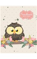 Notebook Dot-Grid: Cute Owl Cover: Notebook for Journaling, Doodling, Creative Writing, School Notes, and Capturing Ideas,120 Dot-Grid Pages, 8.5 X 11