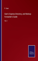 Geer's Express Directory, and Railway Forwarder's Guide