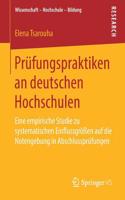 Prüfungspraktiken an deutschen Hochschulen