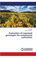 Evaluation of Rapeseed Genotypes for Commercial Cultivation