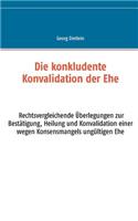 konkludente Konvalidation der Ehe