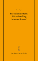 Föderalismusreform