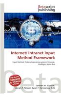 Internet/ Intranet Input Method Framework: (English)