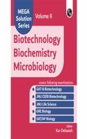 PW Mega Solution Series Biotechnology Biochemistry Microbiology Volume 2 by Debasish Kar For GAT-B, JNU, GRE 2024-2025 Exams