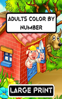 Large Print Adults Color By Number