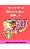 Penis-Thema Erwachsenes Malbuch
