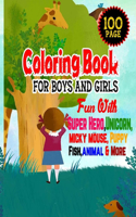 Coloring Book For Boys And Girls