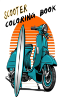 scooter coloring book