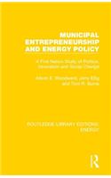 Municipal Entrepreneurship and Energy Policy