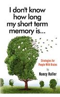 I don't know how long my short term memory is...