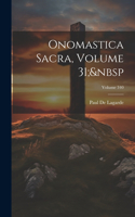 Onomastica Sacra, Volume 31; Volume 340