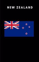 New Zealand: Country Flag A5 Notebook to write in with 120 pages