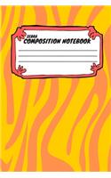 Zebra Composition Notebook