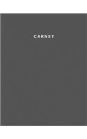 Carnet: Lined and Numbered 120 Pages with Grey Lines Letter Size 8.5 X 11 - A4 Size (Journal, Notes, Notebook, Diary, Composition Book) Soft Cover