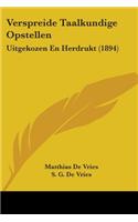 Verspreide Taalkundige Opstellen