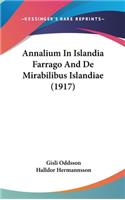 Annalium in Islandia Farrago and de Mirabilibus Islandiae (1917)