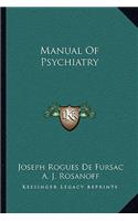 Manual Of Psychiatry