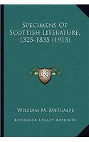 Specimens of Scottish Literature, 1325-1835 (1913)