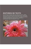 Editores de Texto: Editores de Paginas Web, Editores de Texto Libres, Mozilla Application Suite, Editor de Texto, Netscape Navigator, Ema